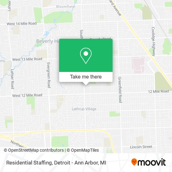 Residential Staffing map