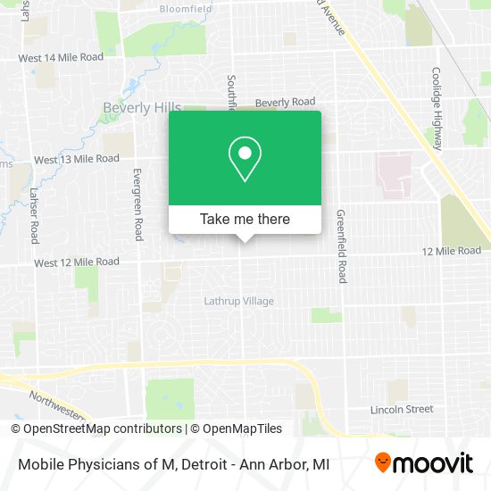 Mapa de Mobile Physicians of M