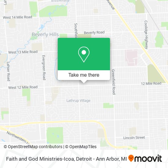 Faith and God Ministries-Icoa map