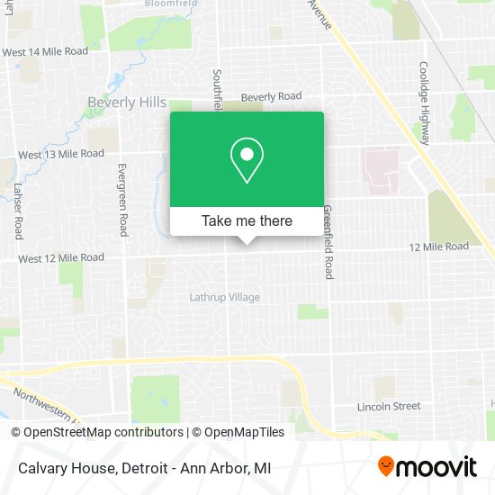Mapa de Calvary House