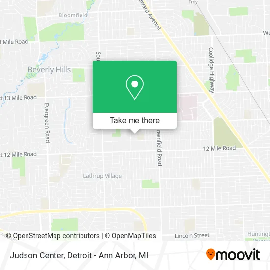 Judson Center map