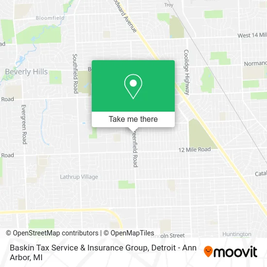 Baskin Tax Service & Insurance Group map