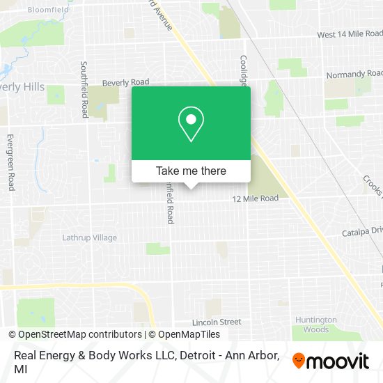 Real Energy & Body Works LLC map