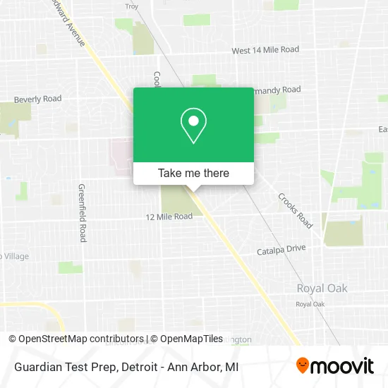 Guardian Test Prep map