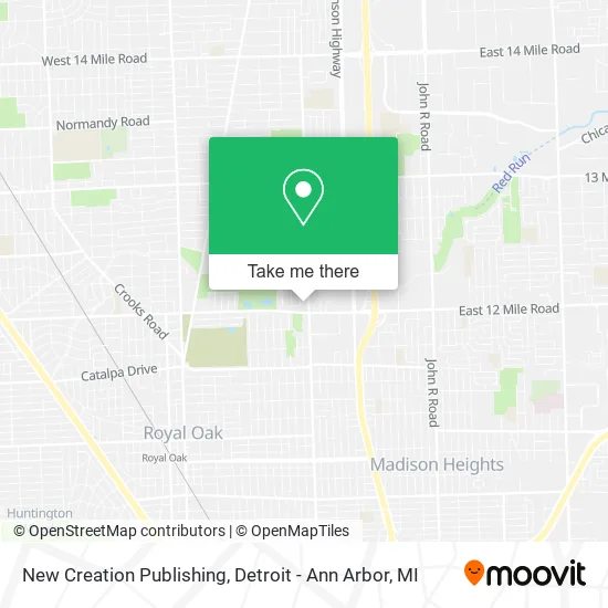 New Creation Publishing map