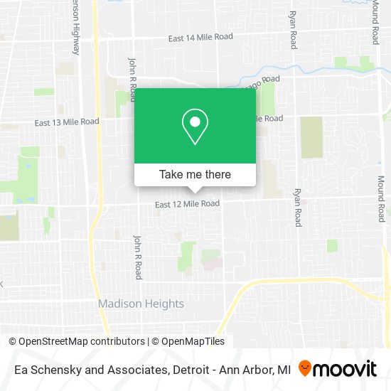 Ea Schensky and Associates map