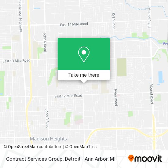Contract Services Group map
