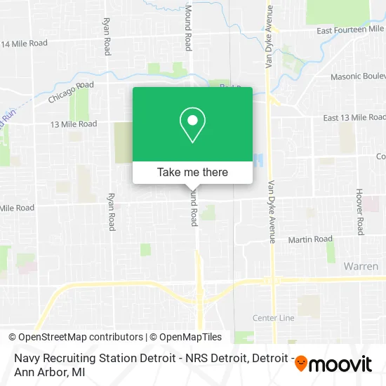 Navy Recruiting Station Detroit - NRS Detroit map
