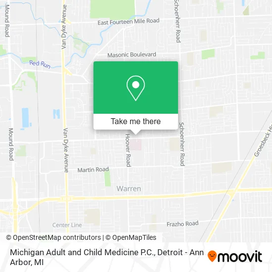 Michigan Adult and Child Medicine P.C. map