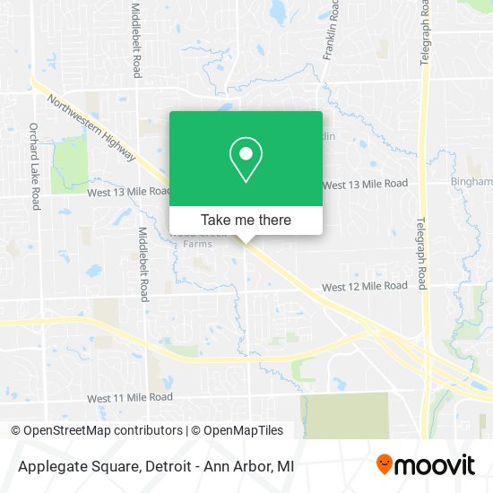 Mapa de Applegate Square