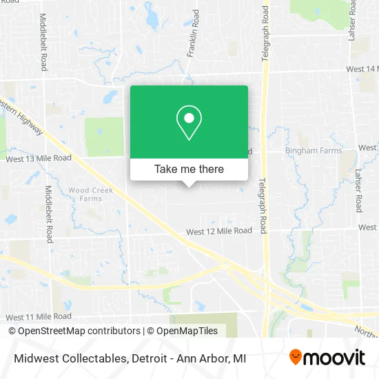 Midwest Collectables map