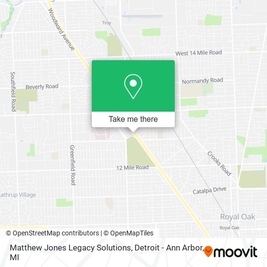 Mapa de Matthew Jones Legacy Solutions