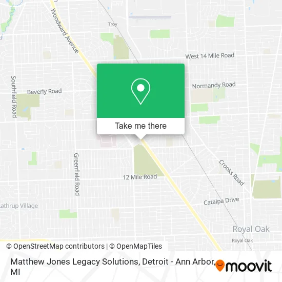 Mapa de Matthew Jones Legacy Solutions