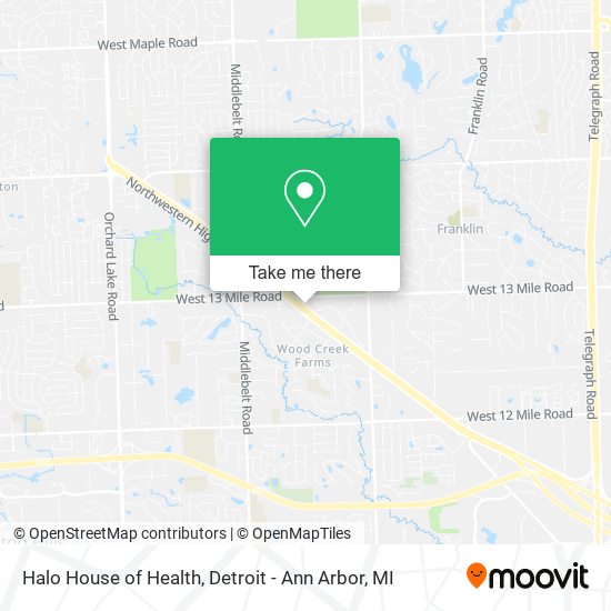 Halo House of Health map