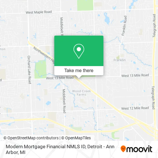 Modern Mortgage Financial NMLS ID map