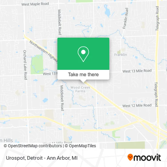 Urospot map