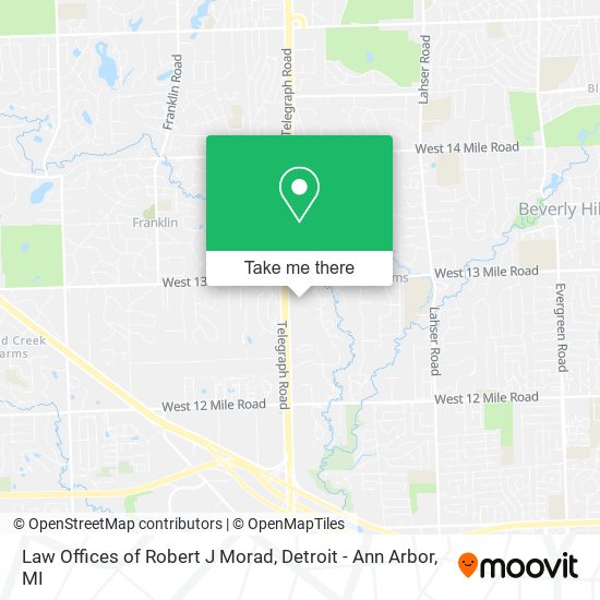 Law Offices of Robert J Morad map