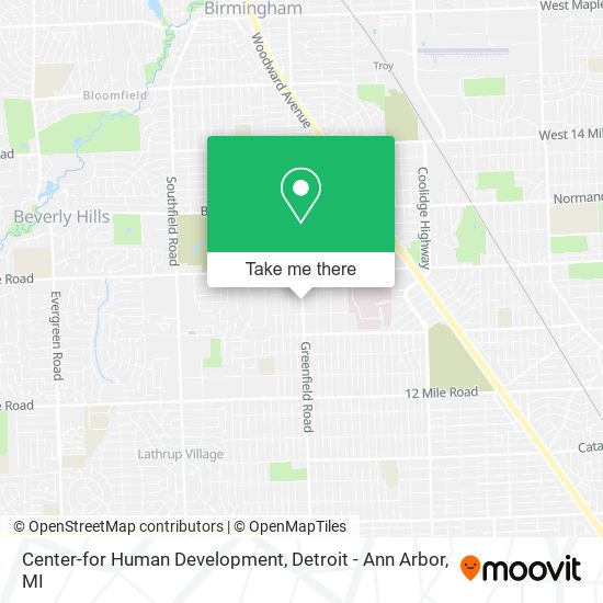 Center-for Human Development map