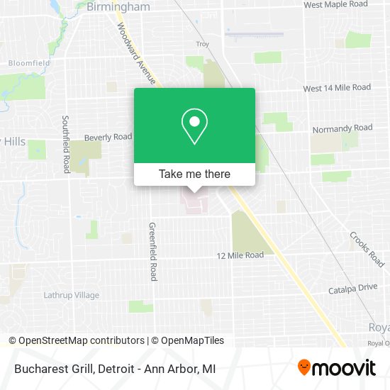 Mapa de Bucharest Grill