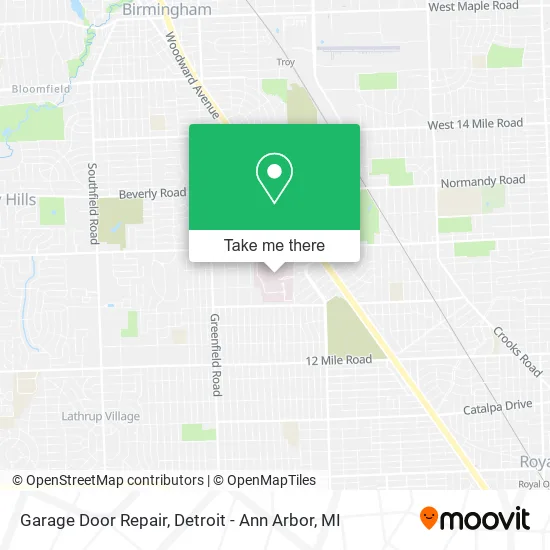 Garage Door Repair map