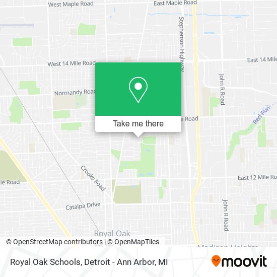 Mapa de Royal Oak Schools