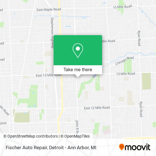 Fischer Auto Repair map