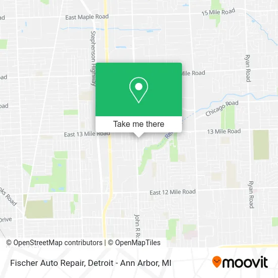 Fischer Auto Repair map