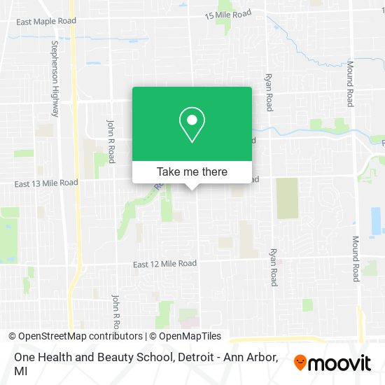 One Health and Beauty School map