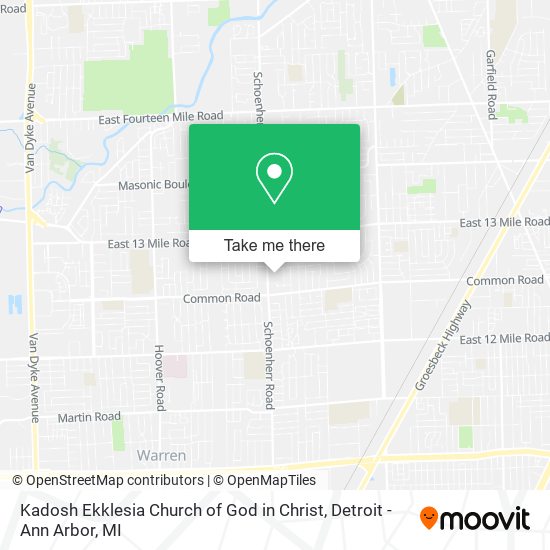 Kadosh Ekklesia Church of God in Christ map