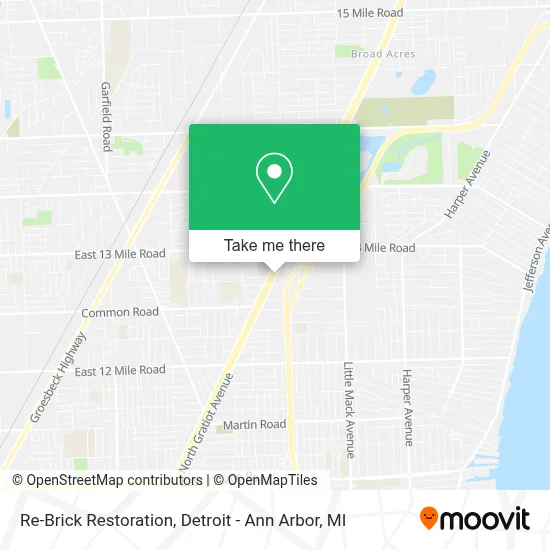 Re-Brick Restoration map