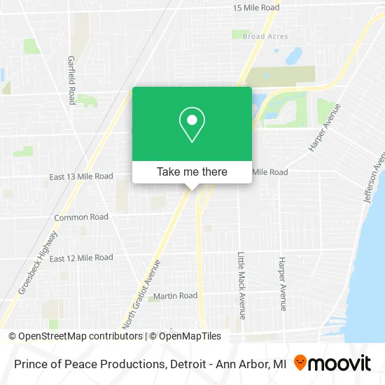 Prince of Peace Productions map