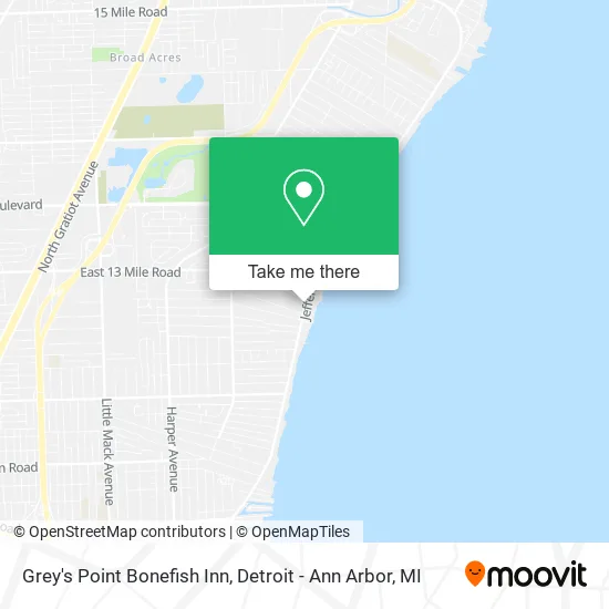 Grey's Point Bonefish Inn map