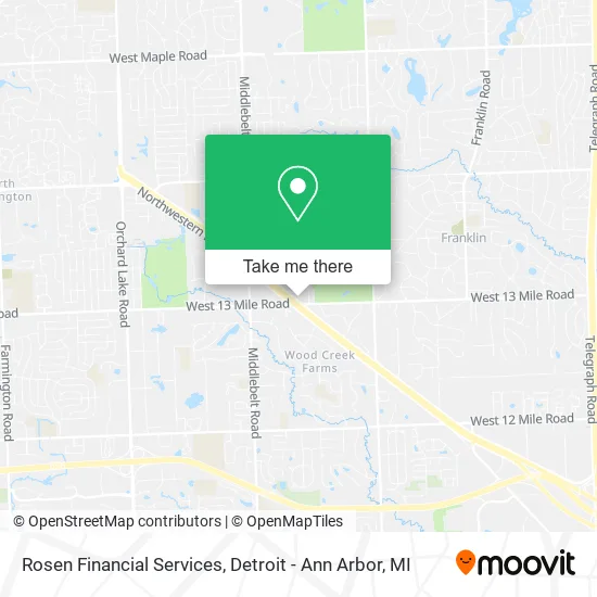 Rosen Financial Services map