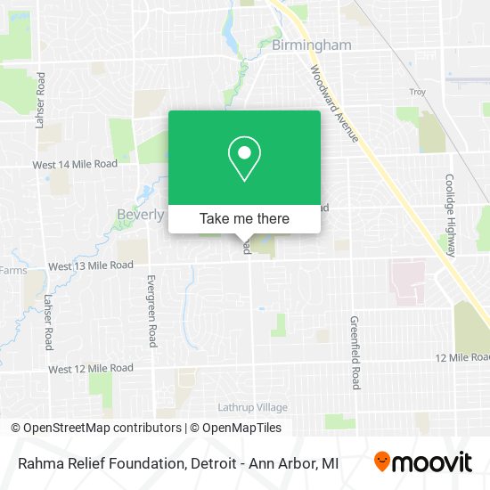 Mapa de Rahma Relief Foundation