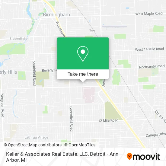 Keller & Associates Real Estate, LLC map