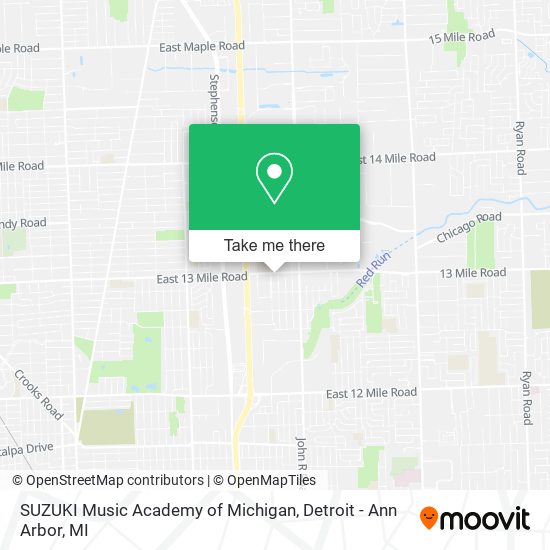 SUZUKI Music Academy of Michigan map