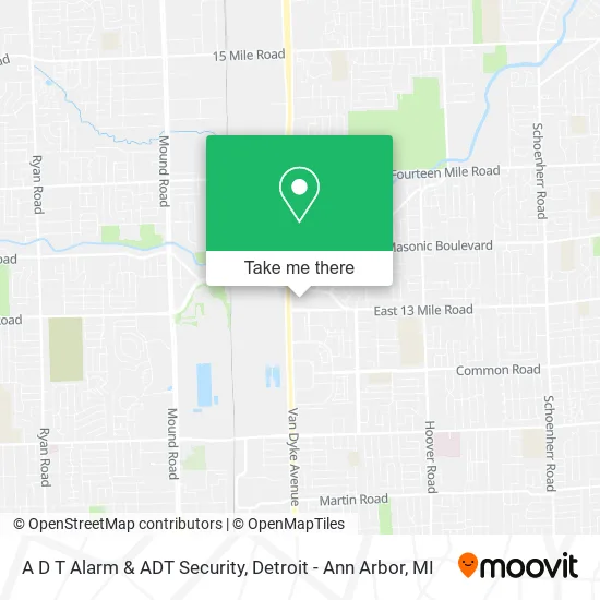 A D T Alarm & ADT Security map
