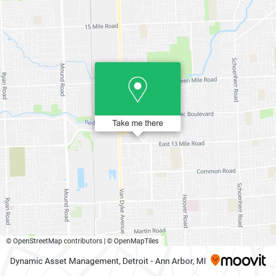 Dynamic Asset Management map