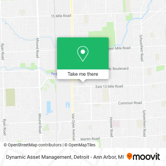 Mapa de Dynamic Asset Management