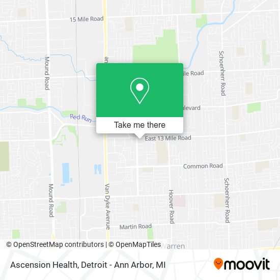 Mapa de Ascension Health