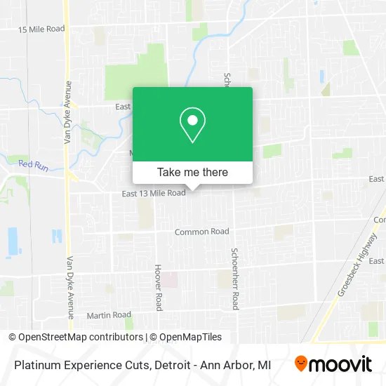 Mapa de Platinum Experience Cuts