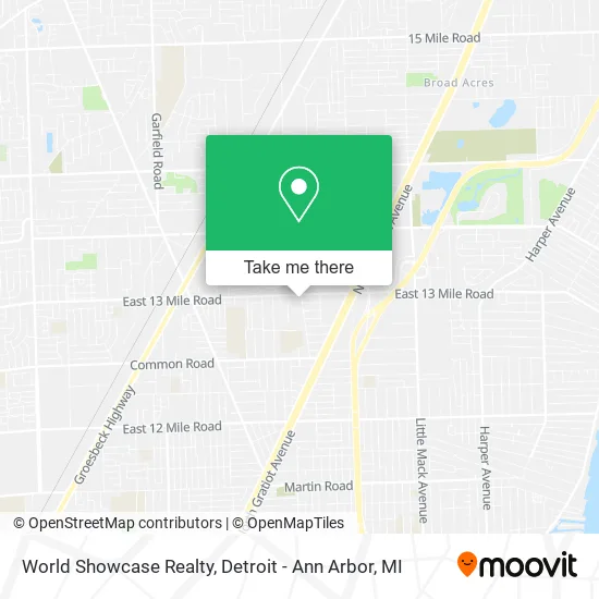 World Showcase Realty map