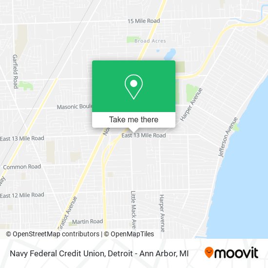 Navy Federal Credit Union map