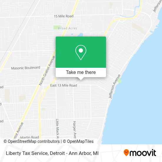Liberty Tax Service map