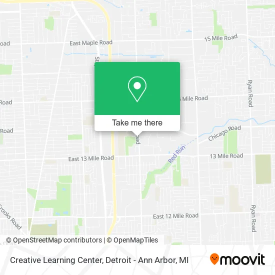 Creative Learning Center map