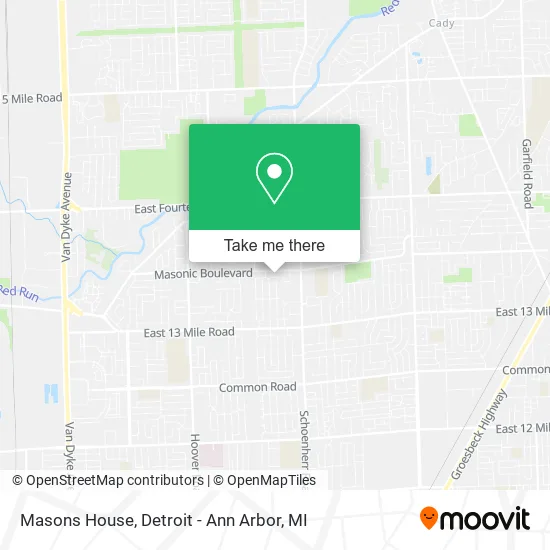 Mapa de Masons House