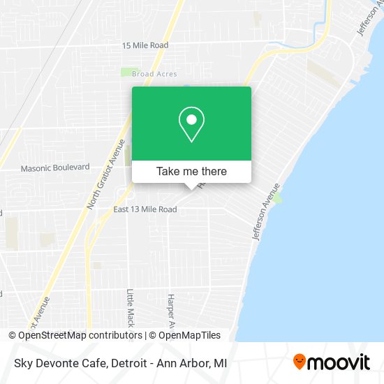 Sky Devonte Cafe map