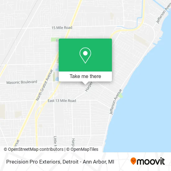 Precision Pro Exteriors map