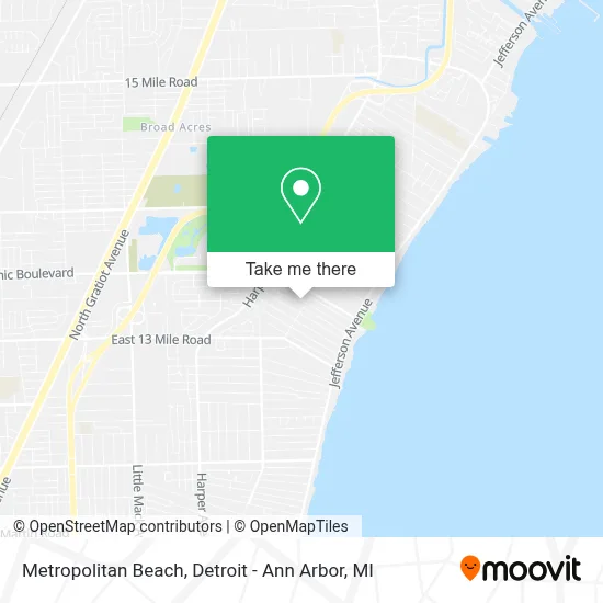 Metropolitan Beach map