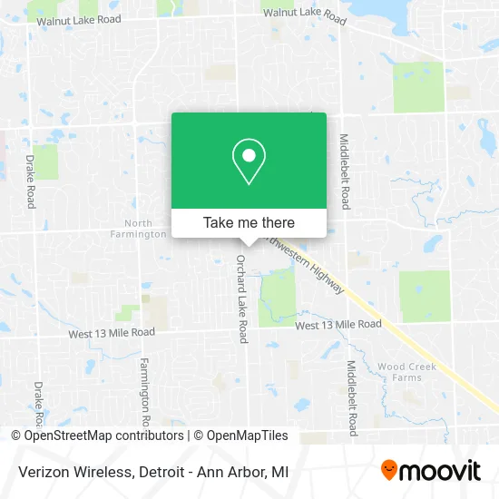 Verizon Wireless map